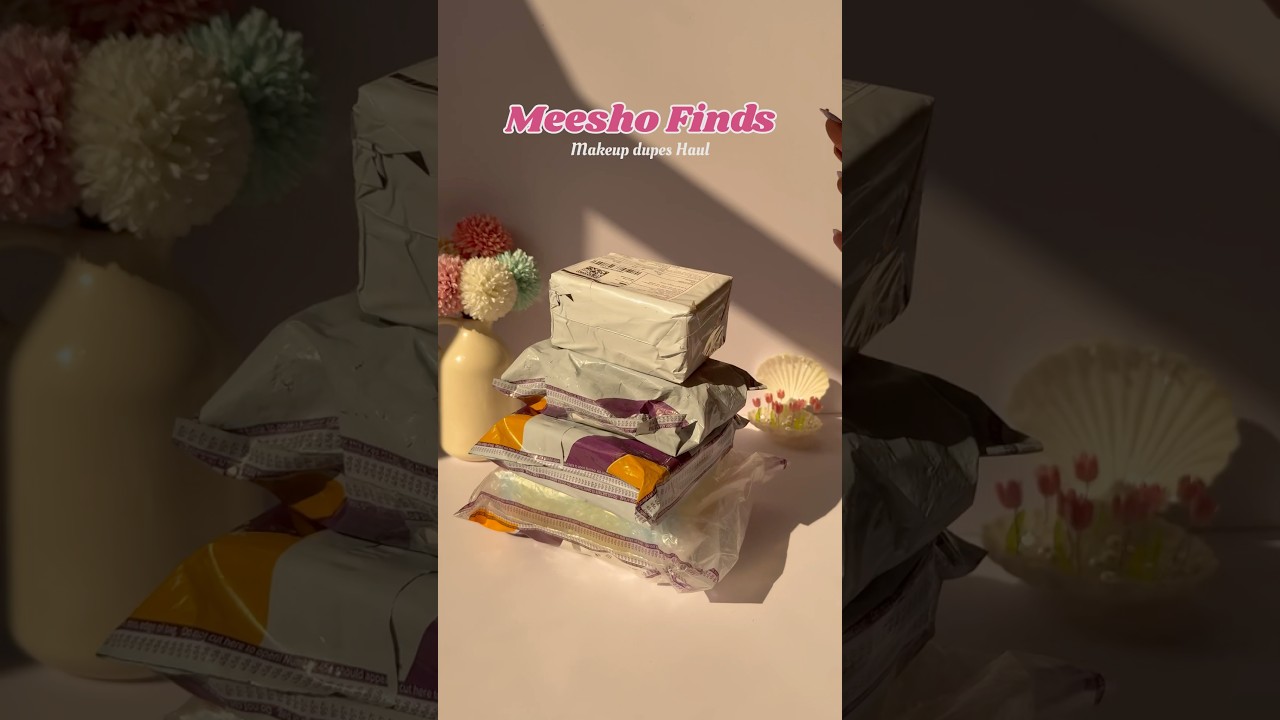 Makeup Dupe from Meesho🎀✨ #shorts #meesho #makeup #unboxing