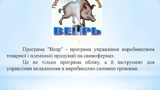 Сучасні програмні комплекси ефективного автоматизованого управління стадом на свинофермі screenshot 1