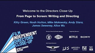 Directors Close-Up | Day Six - recap | Writing and Directing