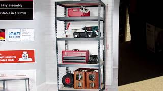 Metal Shelving Unit Racking Lidl Powerfix. How To Emble