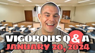 50mg Anavar Daily Year-Round? Caffeine & HGH Fat Loss, Steve's YouTube Backup Plan | Vigorous Q&A