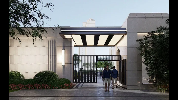 CGsorealCom Residence Community Gate Animation D5 Render