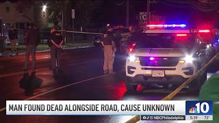 Man found dead along ‘very busy' road in South Jersey