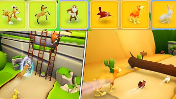 Animal Shifting - Transform Run Satisfying Game