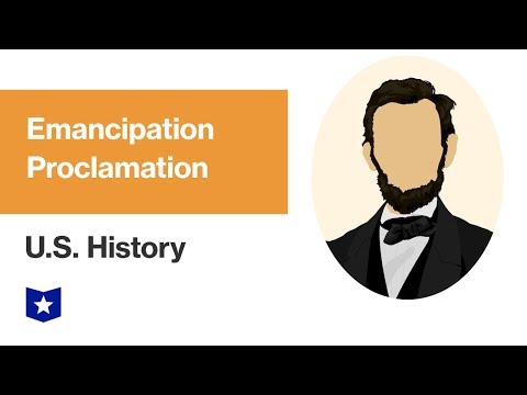 Video: Hvad gjorde Emancipation Proclamation quizlet?