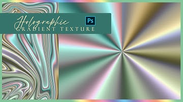 Holographic Background  Gradient Texture ((Photoshop Beginners))