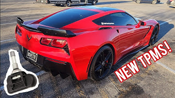 GETTING MY TPMS REPLACED ON MY C7 CORVETTE Z51 STINGRAY!