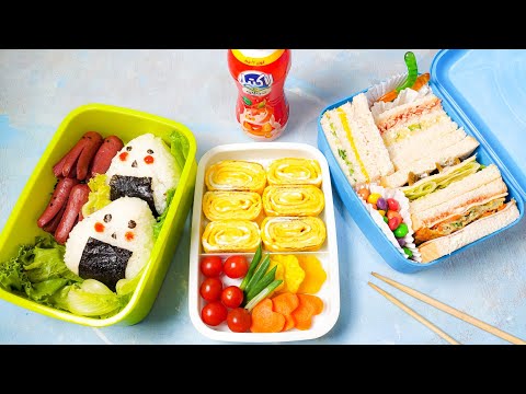 طريقة اعداد صندوق الغداء الياباني Japanese bento box