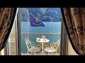 ITALY FALL 2021. VILLA d'ESTE Lake Como. Jr. Suite w/ Terrace. Scrumptious Eats. Como-Cernobbio.