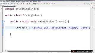 Universidade XTI   JAVA   059   String  split  Tokens e Delimitadores