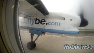 Evening Takeoff At Manchester, Flybe Dash 8