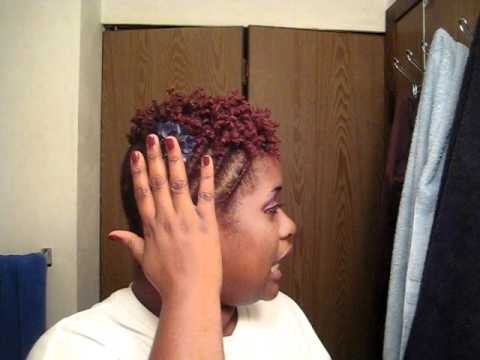 Twa Flat Twist Updo Twist Out Results Youtube