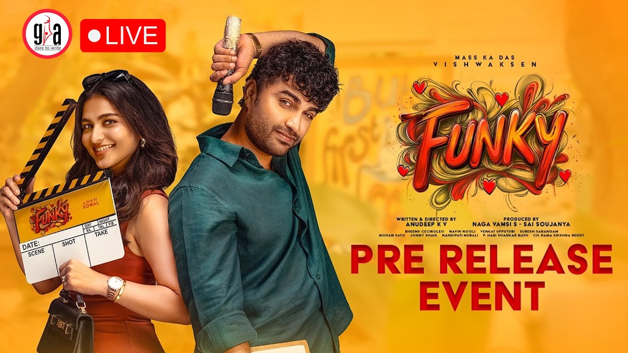 LIVE : Funky Pre-Release Event | Vishwak Sen, Kayadu Lohar | Anudeep KV | greatandhra