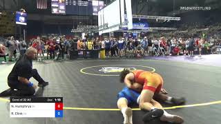 152 Lbs Consi Of 32 #2 - Nick Humphrys, Ohio Vs Ryan Clink, California F41f