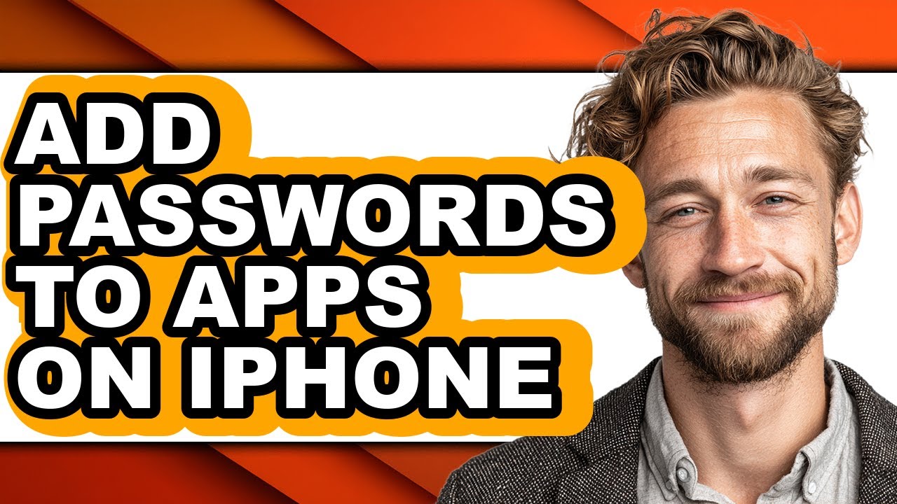 How to Add Passwords to Apps on Iphone - Step by Step - YouTube