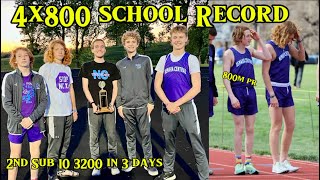 4x8 school record shattered 💥| teamate freaks out on me