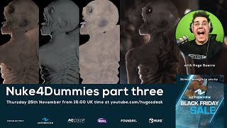 Nuke 4 Beginners | Compositing session 3 (full stream) with @BenQEurope @ActionVFXofficial