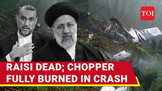 Raisi Dead: Chopper Gutted, Found On Side Of Steep Mountain Near Azerbaijan-Iran Border