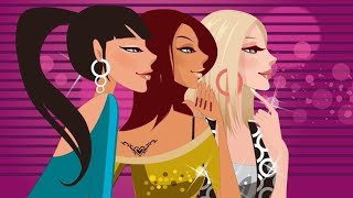 롯데리아 벽화 언니들