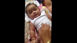 My Bubbly Littlezoey At Exactly 4Months.