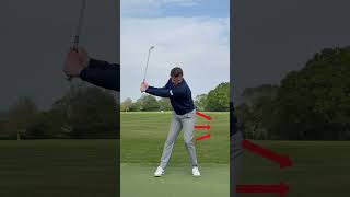 Turn, shift, and post 👇 Simple drill with a club across the chest