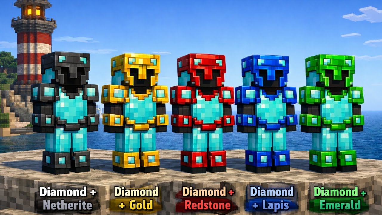 all-silence-trim-diamond-armor-combos-in-minecraft-minecraft