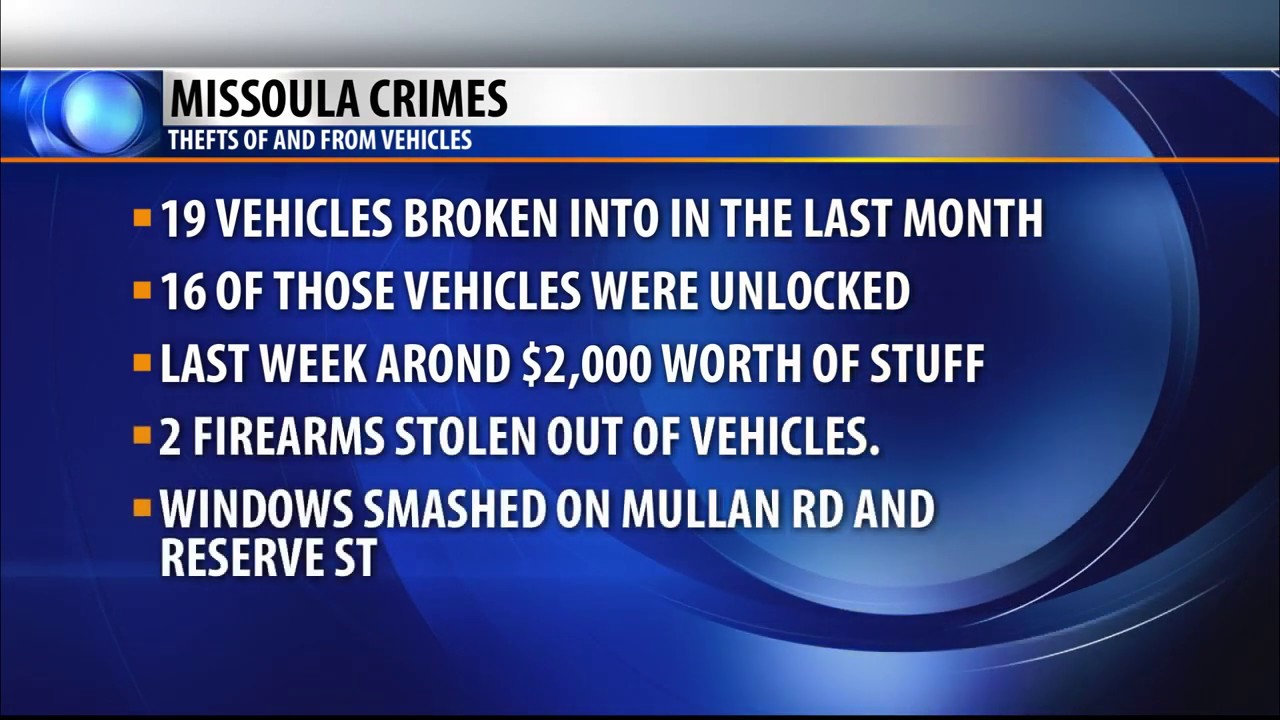 Missoula PD details recent crime trends YouTube