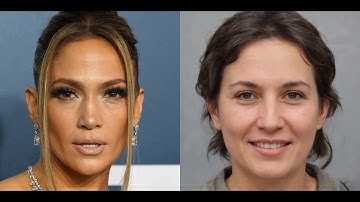 Editing Jennifer Lopez with AI | StyleGAN2-ADA