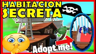 Como HACER una HABITACION SECRETA en tu CASA PIRATA en ADOPT ME ROBLOX 