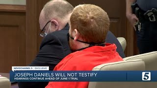 Joe Clyde Daniels case: Attorney says Joseph Daniels likely won't testify at trial