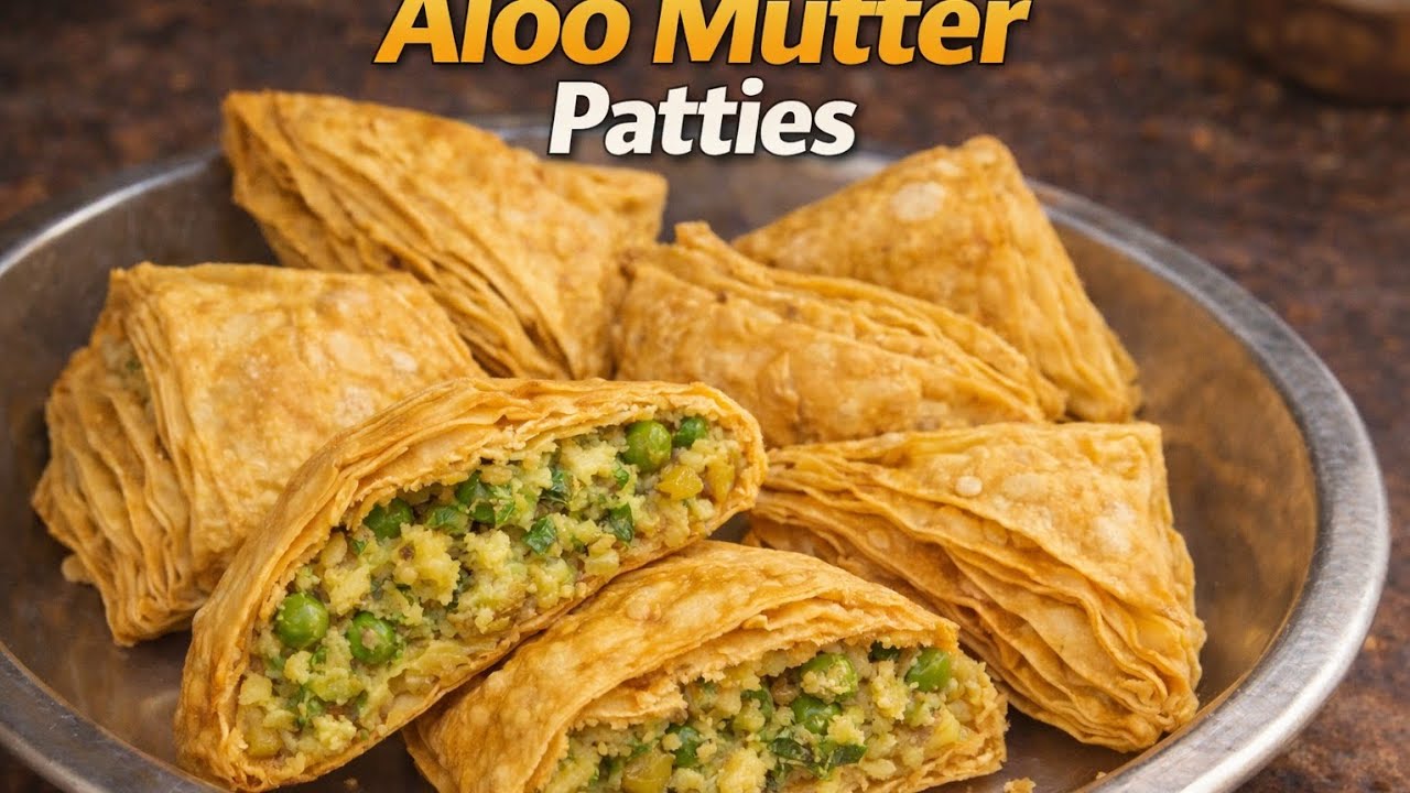 Crispy Aloo Mutter Patties | Easy Tea Time Snack Recipe #aloomutterpatties#recipe#cooking#food 