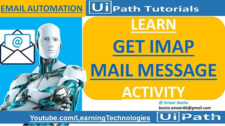UiPath Tutorial Day 65 : How to Read Mails  by using "Get IMAP Mail Message" Activity