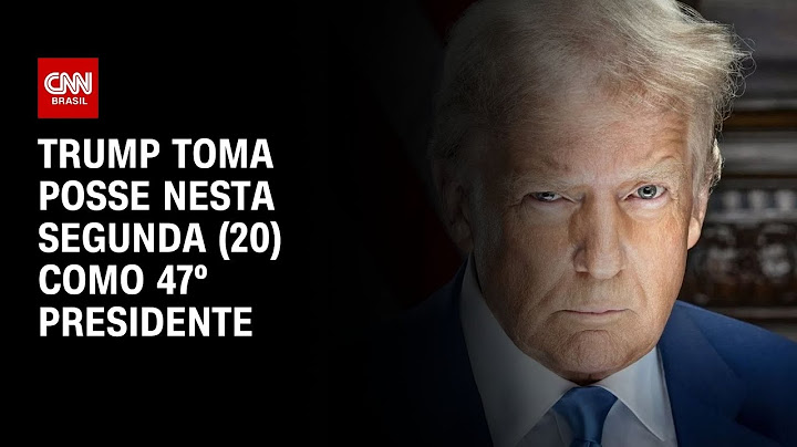 Trump toma posse nesta segunda (20) como 47º presidente | CNN NOVO DIA