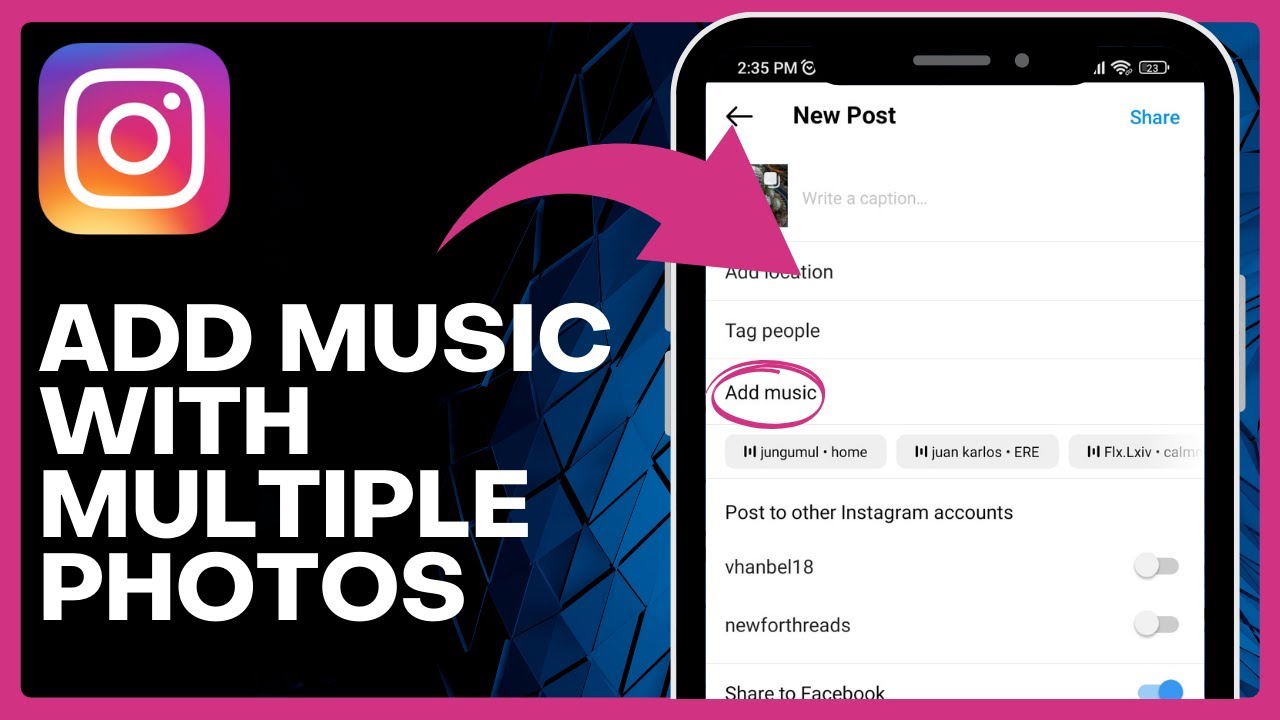 How To Add Music To Instagram Post With Multiple Photos (Easy Guide ...