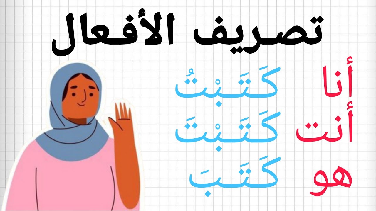 درس الصرف  | تعلم تصريف الأفعال | تعلم تصريف الأفعال في الماضي بسهولة مع فاطمة (قواعد مهمة)