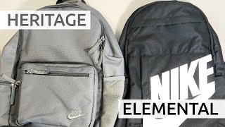 Nike Elemental vs. Heritage Backpack | Which Should You Buy?