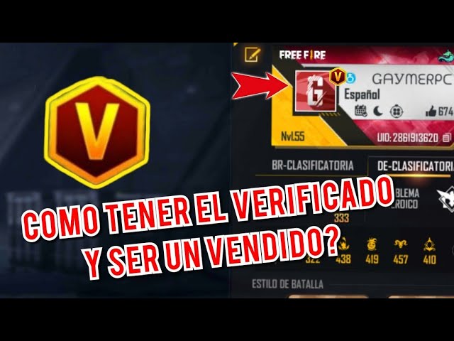 Free Fire: cómo conseguir la V de Verificado en nuestro perfil