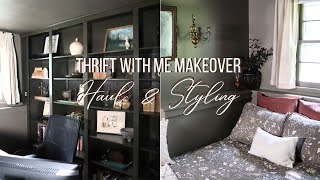 Extreme Room Makeover | Thrift With Me | Thrift Haul & Styling | Moody Aesthetic