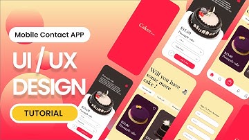 Cake Delivery App UI UX Design In Adobe XD | UI UX Design Tutorial