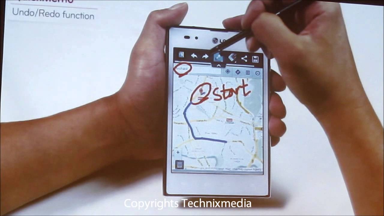 How To Use Quick Memo On Lg Optimus Vu With Stylus YouTube