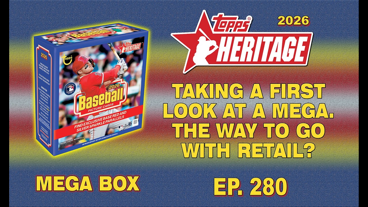 First Look: 2026 Topps Heritage Mega Box (Silver Sparkles & Red