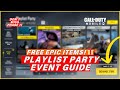 How to Get FREE EPIC Items in CoD Mobile Playlist Party Event! (EASY TOKEN GRIND GUIDE)