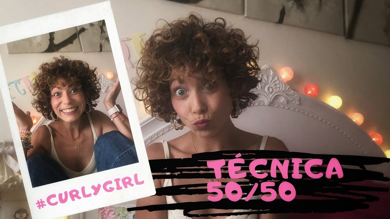 Defino mis rizos con la técnica 50/50. Ideal para cabello fino y poca densidad.