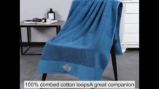 YRF-Hotel Grade Handuk, Handuk Mandi 100% Cotton Home 70x140, Handuk Hotel Spa, Handuk Putih, Video screenshot 5
