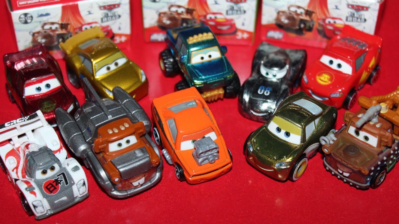 Mattel Disney Cars 2023 Mini Racers Unboxing - Speeder Mater, Snot