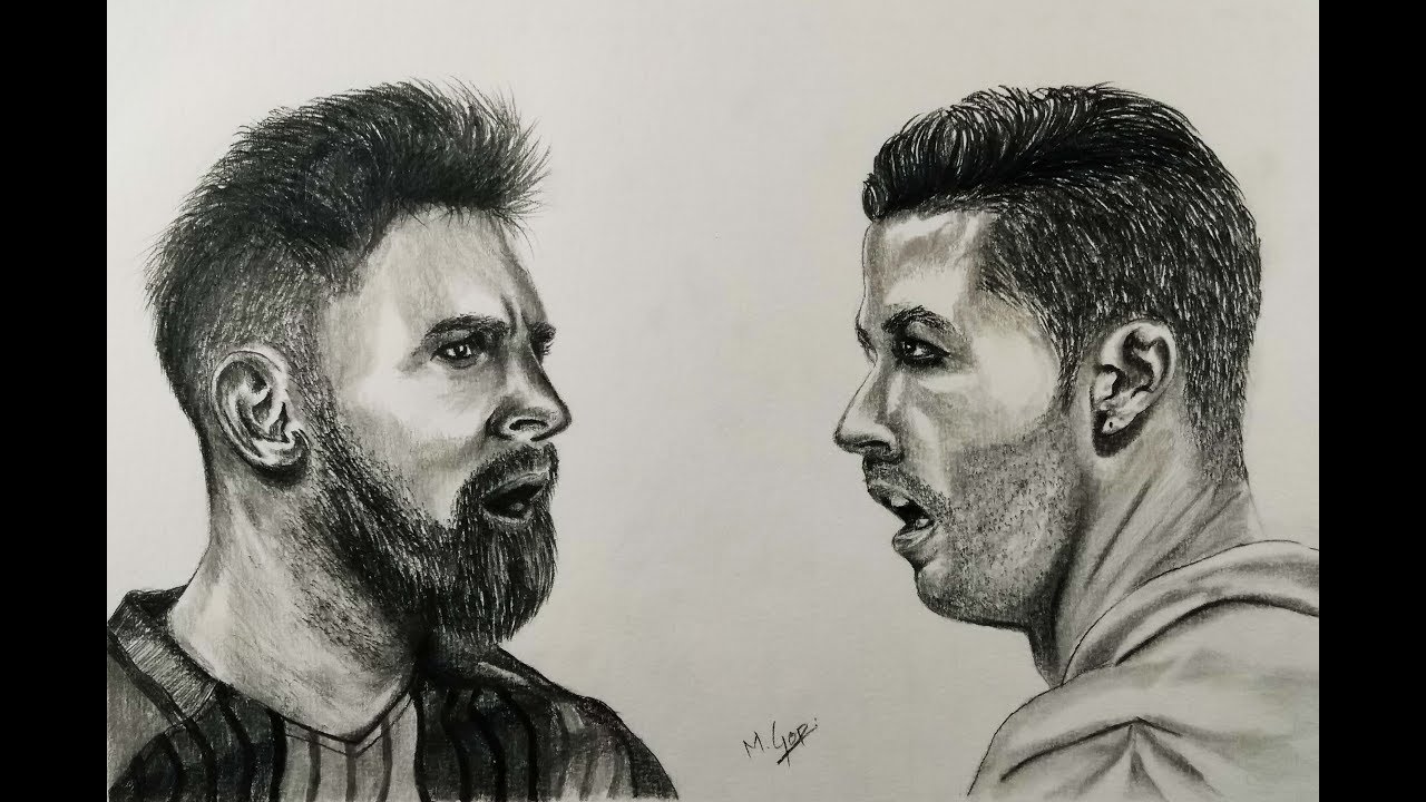 Did Artist Draw Soccer Stars Ronaldo and Messi at Same Time? | Snopes.com