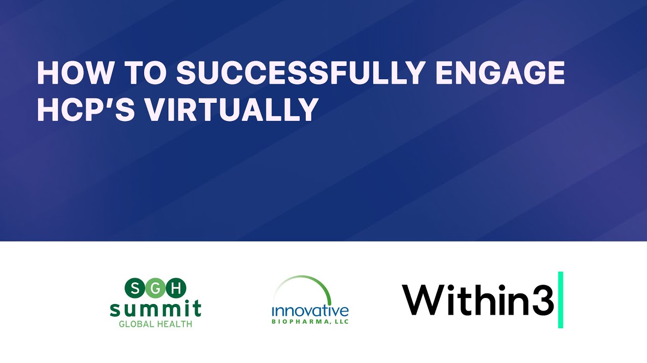 How to Successfully Engage HCP’s Virtually - YouTube