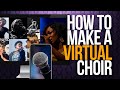 HOW TO MAKE A VIRTUAL CHOIR FOR YOUR LIVE STREAM | Pre-Recorded
