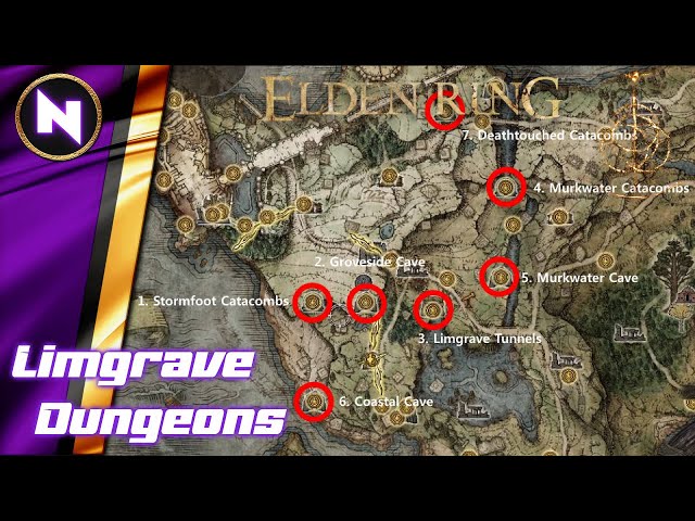All Dungeons & All Mini-Bosses of Western Limgrave | Guide/Tutorial | Elden  Ring - YouTube