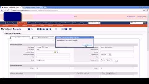 vTiger-Constant Contact Sync